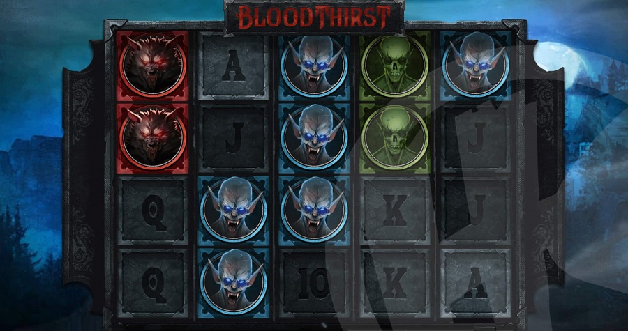 Características de la máquina tragamonedas Bloodthirst 