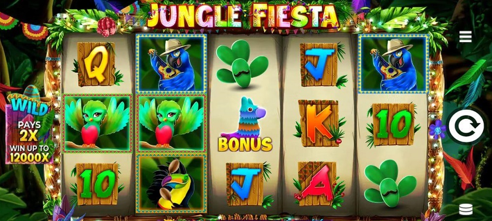 Máquina tragamonedas en línea Jungle Fiesta 