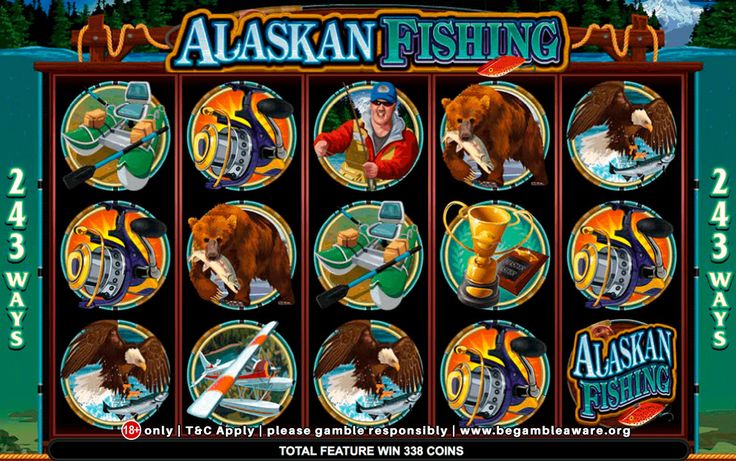 Funktionen des Alaskan Fishing Slot