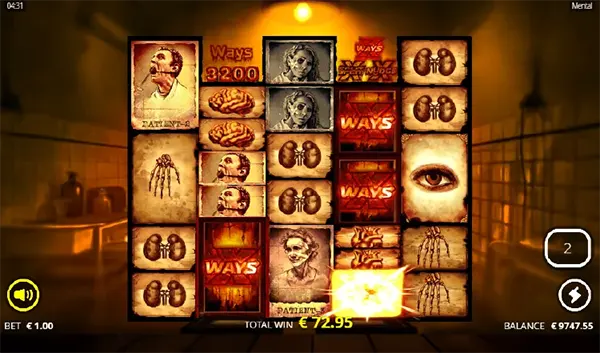 Unregelmäßiges Raster Slot